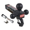 REYSUN Trailer Hitch 864011L Tri Ball Mount with Hook, Tactical