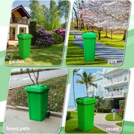 Foxmox Trash Can Locks for Animals - 1PCS Garbage Can Lid Locks with Heavy Duty Bungee for Raccoons proof,Bears proof and Wind-Resistant for 40-50 Gallon Cans