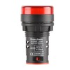 Heschen 22 mm LED Indicator Light AD16-22D/S 24VDC 20mA Red