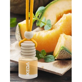 Ikeda Car Scent: Hanging Car Air Freshener | 10ml Round Hanging Car Decoration | With Vent Clip | For Car Home | 1 Piece (10ml Round x 1 Piece, Dawn)
