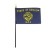 Oregon Miniature Flag (4 in. x 6 in.)