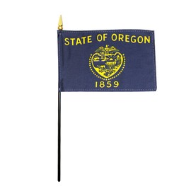 Oregon Miniature Flag (4 in. x 6 in.)