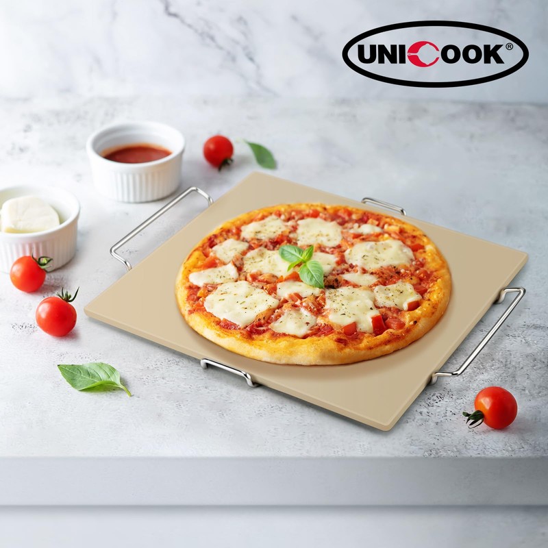 Unicook Pizza Stone for Oven and Grill, 16 x 14