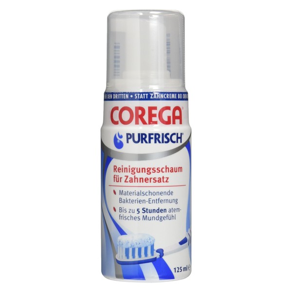 Corega Purfrisch Cleansing Foam 125 ml