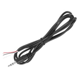 QUARKZMAN 3.5mm Jack Plug to Bare Wire End Replacement TRS 3-Pin Stereo 1/8" Audio Cable Plug for Earphones Headphone Cable Repair 1m