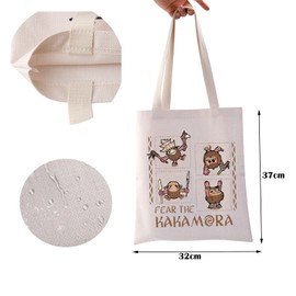 ZJXHPO Fear The Kakamora Tote Bag Kakamora Coconut Pirate Reusable Grocery Shopping Bag WDW Trip Shoulder Bag (C-Kakamora Tote)