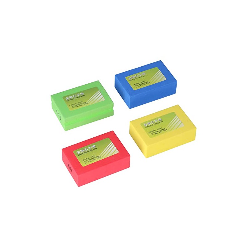 Diamond Hand Sanding Pad, 4Pcs Diamond Hand Polishing Pads Sanding