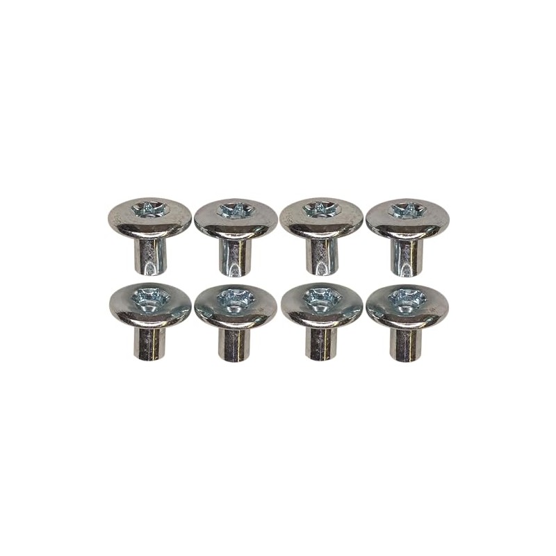 JQuad 5/16" Torx Barrel - Trailer Hardware Nuts (8 Pack)