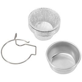 Grease Cup with Clip for Char-Broil Outdoor Grills, Replacement for Masterbuilt 30-inch Propane Smoker, Come with Aluminum Drip Cups(10 Pack)