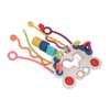 Pull String Interactive Toy Plastic Colorful Pulling Toy for Visual