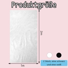 Vimmvid Pack of 2 Thick Style Ironing Fleece, 100 x 200 cm for Fleece for Sewing, Weight, Ironing Fabric, Non-Woven Fabric, One-Sided Ironing Fleece for Reinforcing, Fleece for Ironing, Reinforced