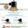 Heschen Brass Electric Solenoid Valve 2W-200-20J 3/4 Inch DC24V Direct