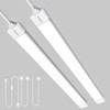 WNSNOU 2 Pack Plug-in LED Shop Light, 4FT Tube, IP66