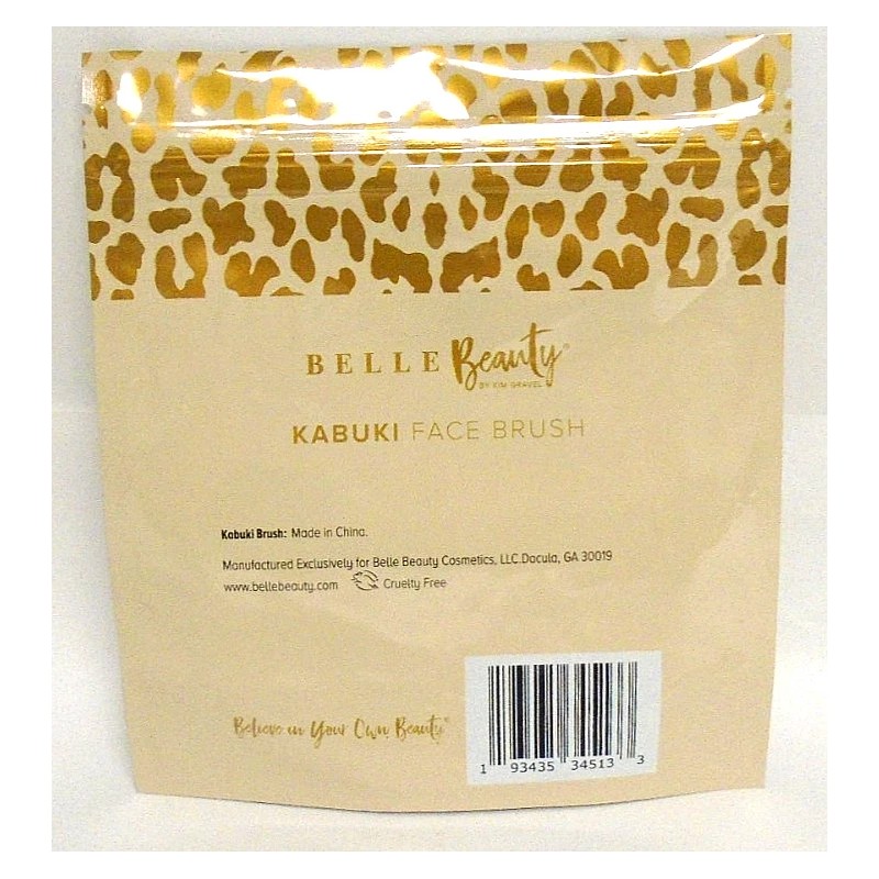 BELLE BEAUTY Kabuki Face Brush New in Package Free Shipping