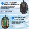FREESEA Aquarium Fish Tank Heater: 75W Small Submersible Turtle Heater