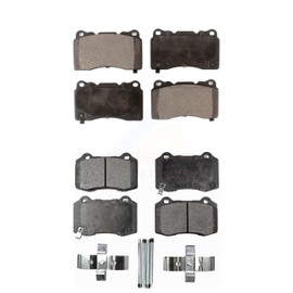 TEC Front Rear Ceramic Brake Pads Kit Replacement For 2005-2010 Scion tC KTC-100409