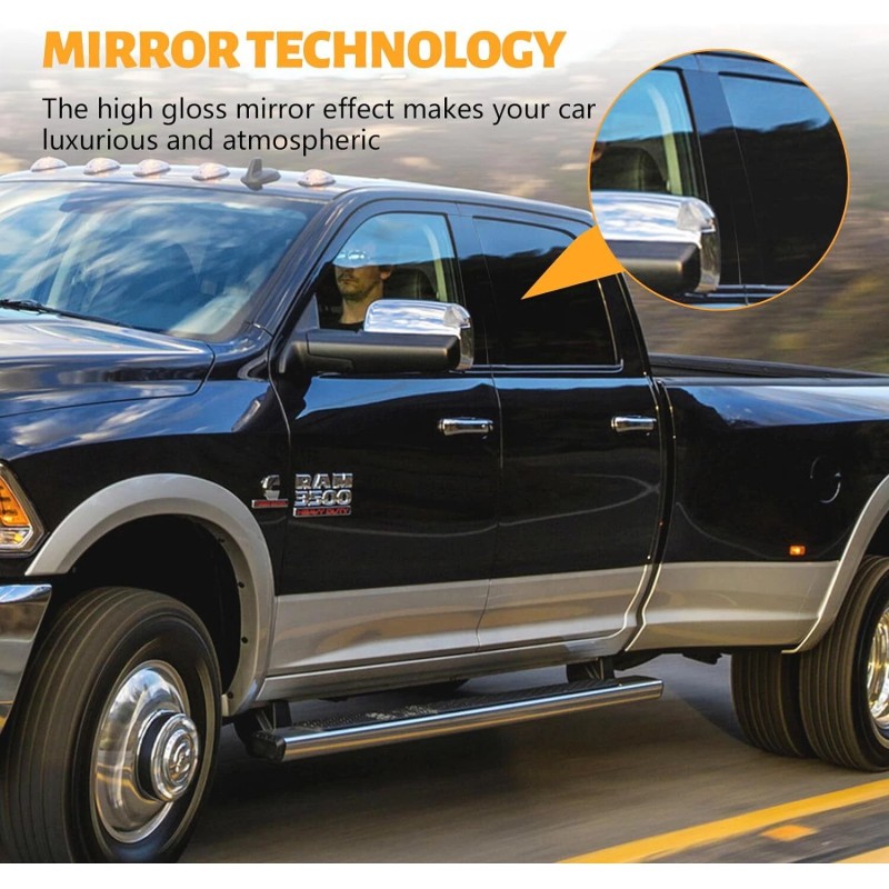 liangren Pillar Posts Decal Trim for Dodge Ram 2009-2018 (Crew