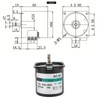 AC Synchronous Motor 14W Permanent Magnet 2Way High Torsion Central