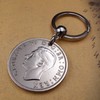 A Silver Dream 1950 Half Crown Coin Keyring