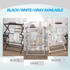 FKUO Household Indoor Folding Clothes Drying Rack, Dry Laundry and
