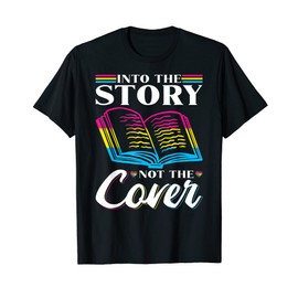 Pansexual Pride Genderfluid Book Pun Pansexuality Pan Pride T-Shirt