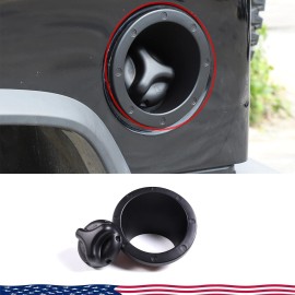MXtech-23 For Hummer H2 2003-2009 ABS Matte Black Gas Fuel Tank Cover Moulding Trim Cap