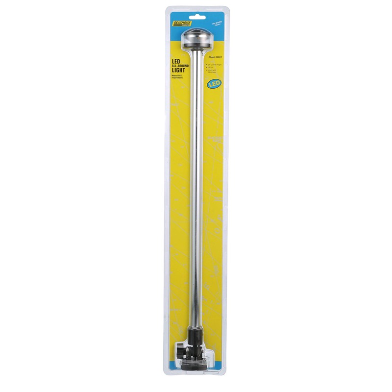 Seachoice 02881 Fold-Down LED All-Round Light, 360° Illumination, 2NM Visibility