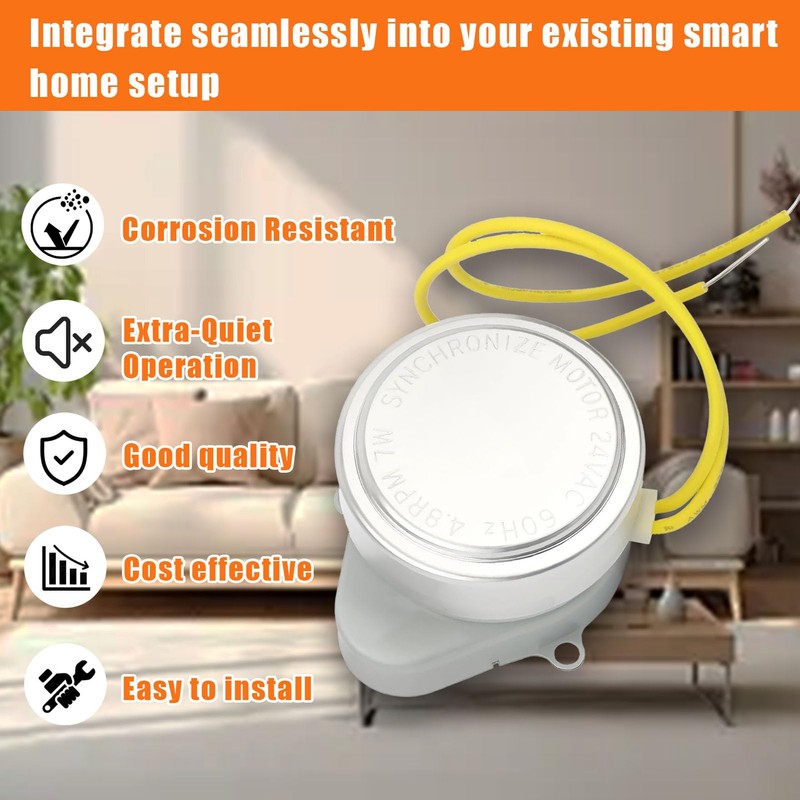Hnemix Synchron Motor Valve 38600L Replacement 24 Volt 2 Wire