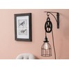Rustic State Vintage Industrial Look Medium Wheel Farmhouse Pulley for