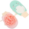 Guantes de Baño Exfoliantes con Toalla Corporal MERRYHAPY 2 Piezas