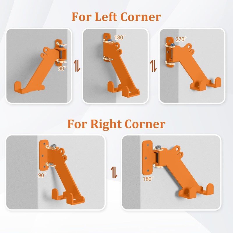 Chainsaw Hanger, 3-in-1 Chainsaw Wall Mount Adjustable Screws for Variety