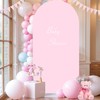 6FT Baby Pink Arch Covers, Spandex Fitted Wedding Arch Stand