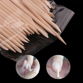 Ninguna Palitos De Naranjo Para Uñas 100 Piezas Manicure Pedicure