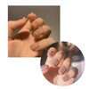 LEISURE CLUB Nail Pearl, Semi-Round Pearl, 6 Sizes, Half Round,