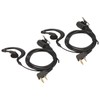 Two Way Radio Earpiece Universal K Head 2 Pin Electroplating