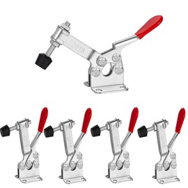 Accessbuy Toggle Clamp 201B 220Lbs Holding Capacity Heavy Duty Medium Hold Down Clamp Quick-Release Horizontal Clamp（5Pack)