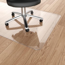 Warmstar Clear Office Chair Mat for Hardwood Floors, 48"x60" Heavy Duty Rolling Mat for Desk Chairs, No Curling, Suitable for Wood & Tile Floors in Office & HOM
