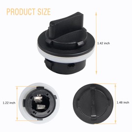 92166-3K000 Front Turn Signal Socket+Bulb for Kia Hyundai, 2Pcs, Amber