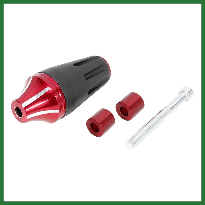 Motoforti 2pcs Red Motorcycle Universal Frame Slider Crash Protector M8