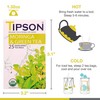 Tipson Organic Moringa Tea - Organic Green Tea - 25
