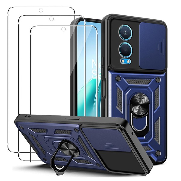 carinacoco Case for OnePlus Nord CE4 Lite 5G with 3