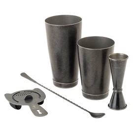 Barfly Basics Cocktail Set, 5-Piece, Vintage Black