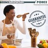 Pohex Teak Wood 12 Piece Kitchen Utensil Set with Wooden