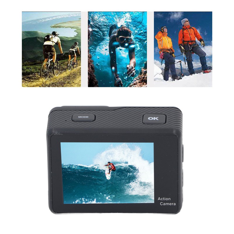 5K Action Camera 48MP 30FPS 170 Degree Wide Angle 16.4FT