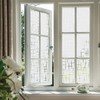 Finnez Frosted Window Film Non-Adhesive, Frosting Privacy Film for Glass