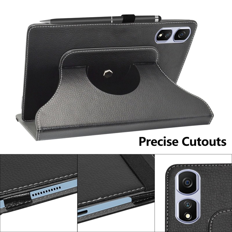 JRTAL Compatible with Blackview Tab 16 Case, 360° Rotating Cover