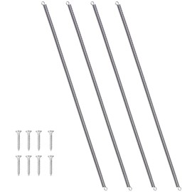 4Pcs rv Screen Door Closer 12inch/31cm c Tension Spring Extended Tension Closure with Screws for Square and Radius Screen Corners Machinery Construction