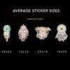 Boho Dream Catcher Stickers 17pcs