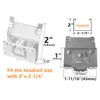 Cutelec 2pcs Cord Lock Mechanism for 2" High Profile Horizontal