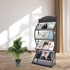 Treliamd Floor-Standing Magazine Rack Information Rack Storage Rack Newspaper Rack